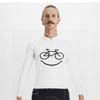 Ride Your Mood Men's Smiling Bike Long Sleeve Cycling Jersey