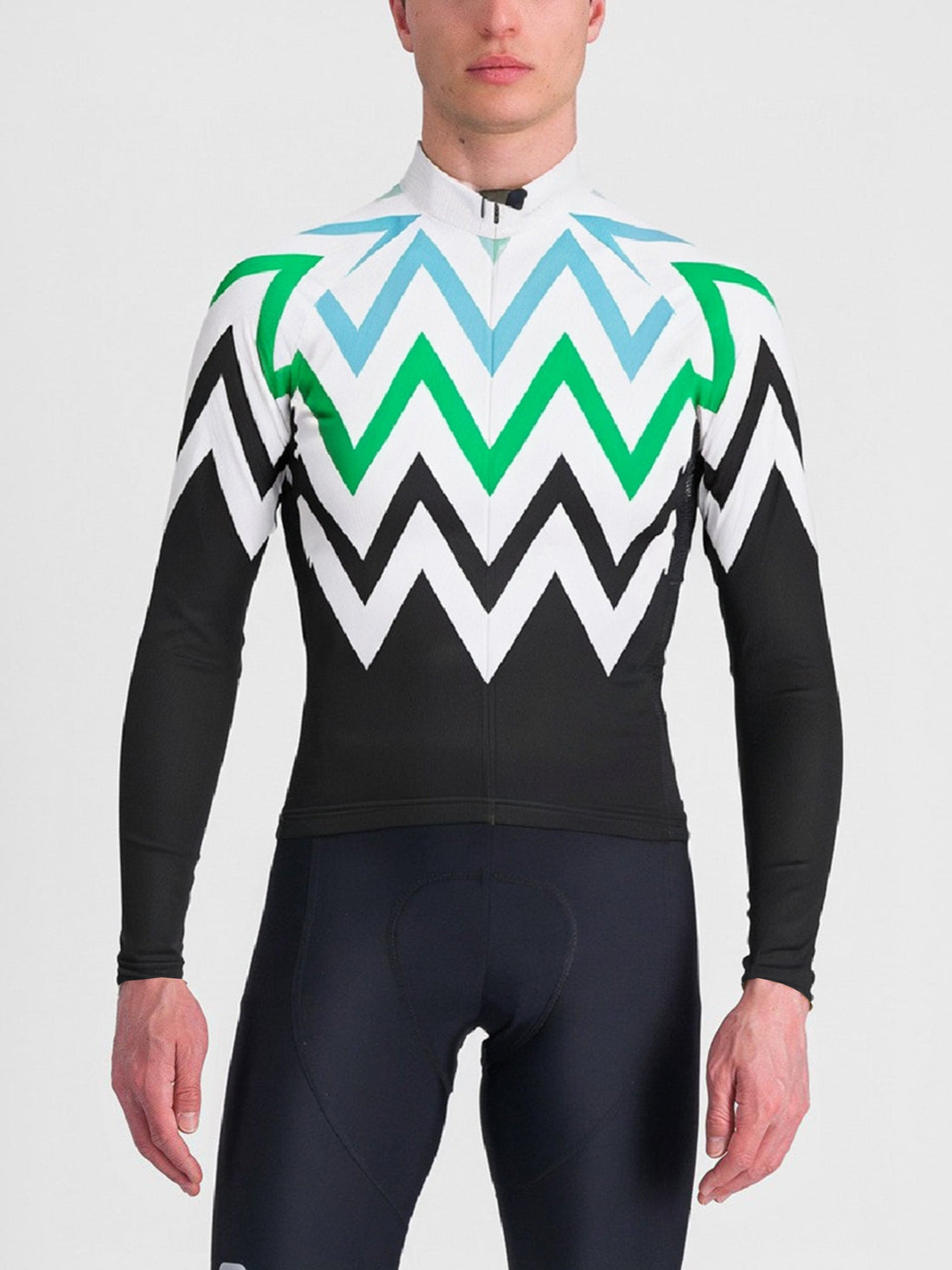 Zigzag Mountain Long Sleeve Cycling Jersey