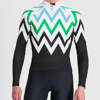 Zigzag Mountain Long Sleeve Cycling Jersey