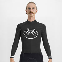 Ride Your Mood Men's Smiling Bike Long Sleeve Cycling Jersey