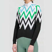 Zigzag Mountain Long Sleeve Cycling Jersey