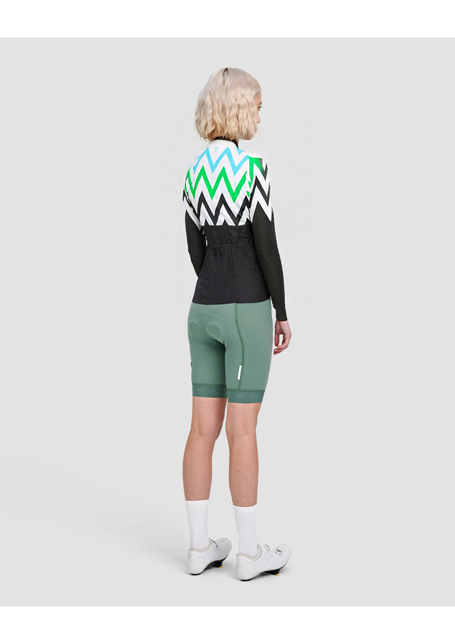 Zigzag Mountain Long Sleeve Cycling Jersey