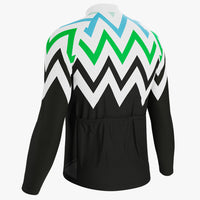 Zigzag Mountain Long Sleeve Cycling Jersey