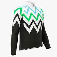 Zigzag Mountain Long Sleeve Cycling Jersey