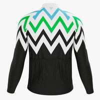 Zigzag Mountain Long Sleeve Cycling Jersey