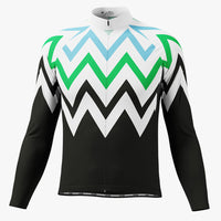 Zigzag Mountain Long Sleeve Cycling Jersey