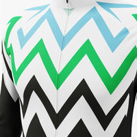 Zigzag Mountain Long Sleeve Cycling Jersey