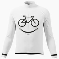 Ride Your Mood Men's Smiling Bike Long Sleeve Cycling Jersey