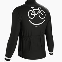 Ride Your Mood Men's Smiling Bike Long Sleeve Cycling Jersey