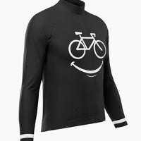 Ride Your Mood Men's Smiling Bike Long Sleeve Cycling Jersey