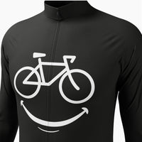 Ride Your Mood Men's Smiling Bike Long Sleeve Cycling Jersey