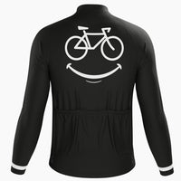 Ride Your Mood Men's Smiling Bike Long Sleeve Cycling Jersey