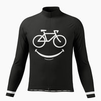 Ride Your Mood Men's Smiling Bike Long Sleeve Cycling Jersey